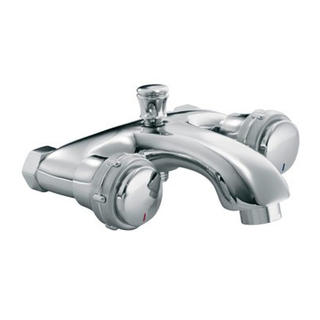 1103-10 messing armatur dobbeltgreb varmt/koldt vand vægmonteret badekar armatur med håndbruser holder