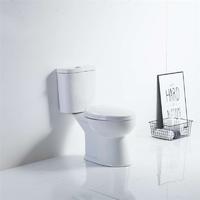 YS22203 2-delt keramisk toilet, forlænget S-trap toilet, TISI/SNI certificeret toilet;