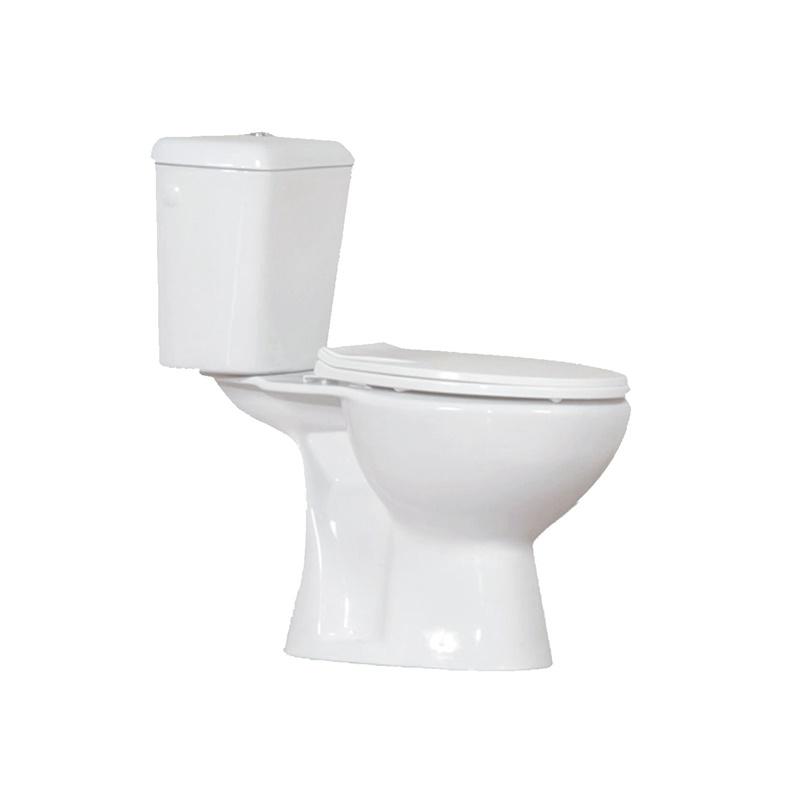 YS22221S Retro design 2-delt keramisk toilet, tæt koblet P-trap vasketoilet;