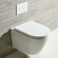 YS22268H Væghængt keramisk toilet, Kantløst Vægmonteret toilet, afvaskning;