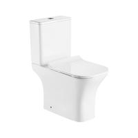 YS22291P 2-delt kantløst keramisk toilet, P-trap vasketoilet;
