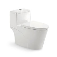 YS24284 Et stykke keramisk toilet, sifonisk;