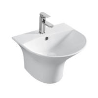 YS26638 Keramisk vægmonteret håndvask, totemvask i ét stykke;