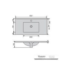 YS27299-80 Keramisk skabsvask, forfængelighedsvask, toiletvask;