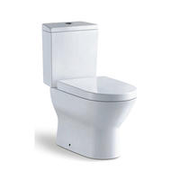 YS22260P 2-delt keramisk toilet, P-trap vasketoilet;