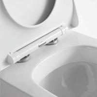 YS22268P 2-delt kantløst keramisk toilet, P-trap vasketoilet;