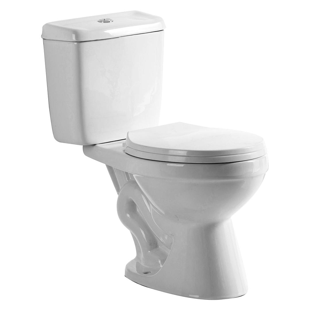 YS22235 2-delt keramisk toilet, tætkoblet S-fælde sifontoilet;