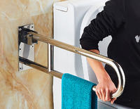 S39403 Håndgreb til badeværelser, foldbare håndtag, sikkerhedshåndlister, skridsikre håndtag;