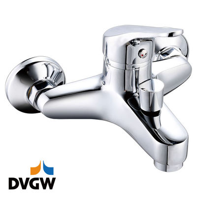 4135-10 DVGW certificeret, messing armatur etgrebs varmt/koldt vand vægmonteret badekarsarmatur