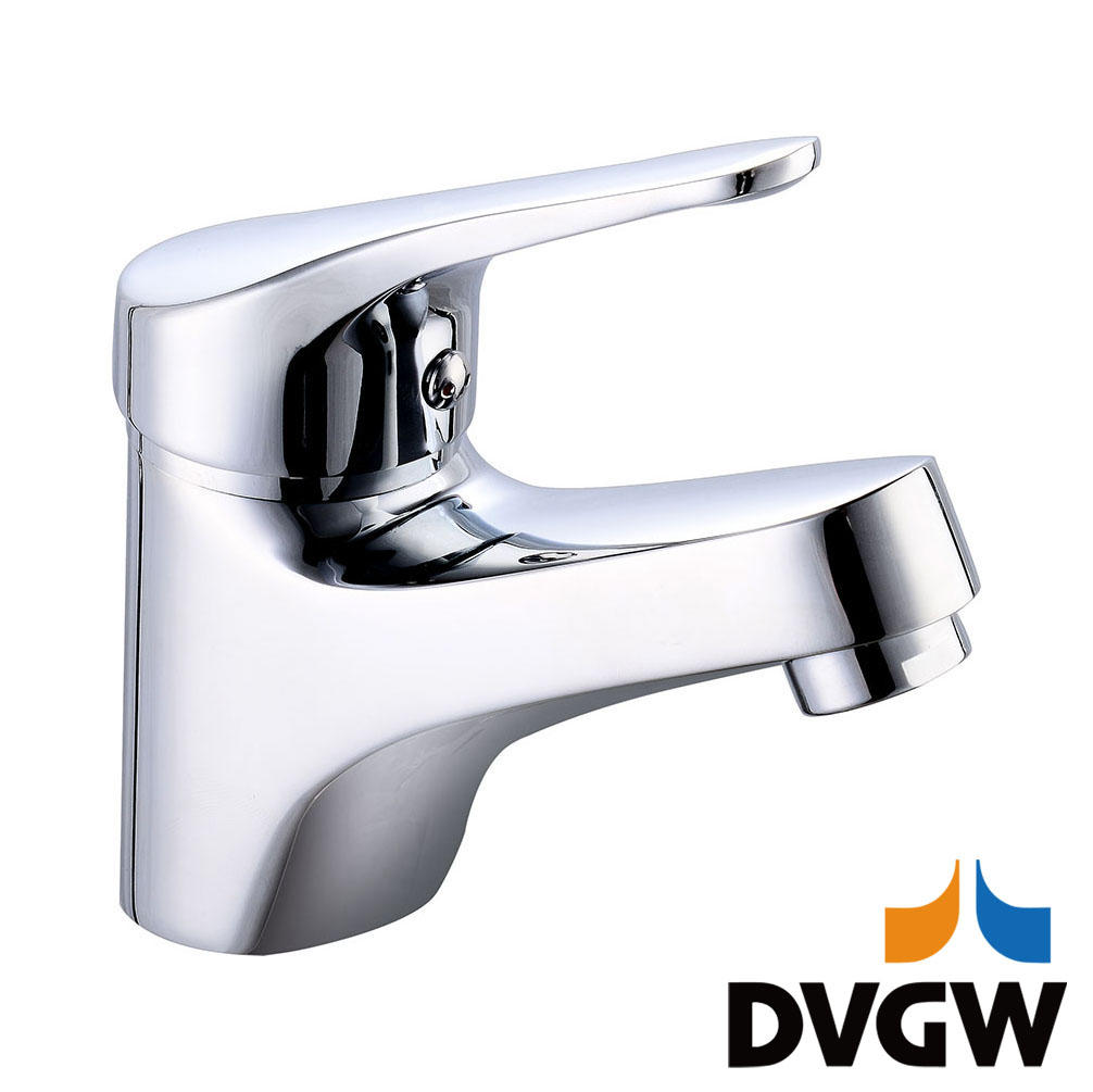 4135-30 DVGW certificeret, messing armatur etgrebs varmt/koldt vand dækmonteret håndvaskarmatur