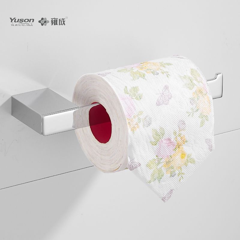 15086 Slankt badeværelsestilbehør, Toiletpapirholder, Zink/Messing/SUS Toiletpapirrulleholder, vægmonteret (Serie 15000)