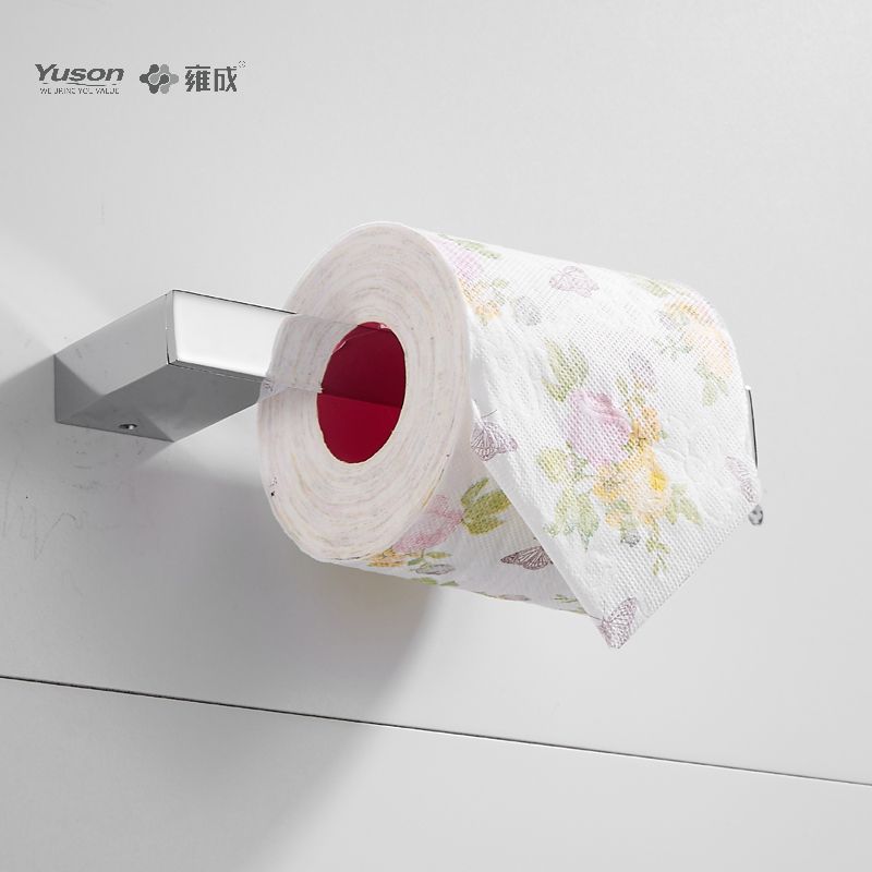 15086 Slankt badeværelsestilbehør, Toiletpapirholder, Zink/Messing/SUS Toiletpapirrulleholder, vægmonteret (Serie 15000)