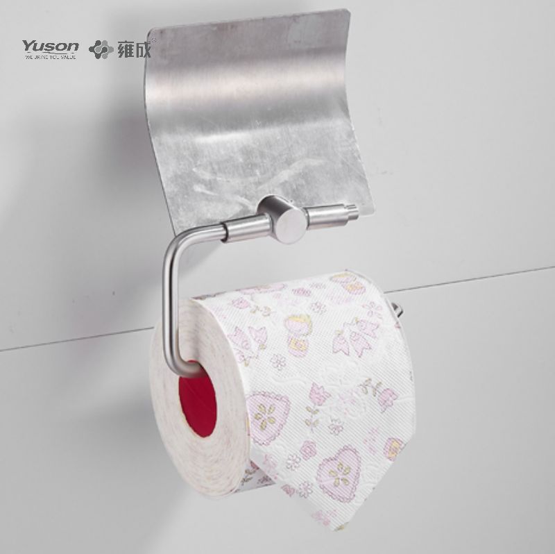 15586 Slankt badeværelsestilbehør, Toiletpapirholder, Zink/Messing/SUS Toiletpapirrulleholder, vægmonteret (Serie 15500)