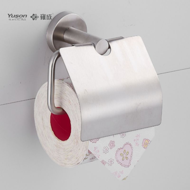 15586 Slankt badeværelsestilbehør, Toiletpapirholder, Zink/Messing/SUS Toiletpapirrulleholder, vægmonteret (Serie 15500)