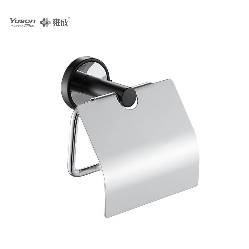 16786B Slankt badeværelsestilbehør, Toiletpapirholder, Zink/Messing/SUS Toiletpapirrulleholder, vægmonteret (Serie 16700)