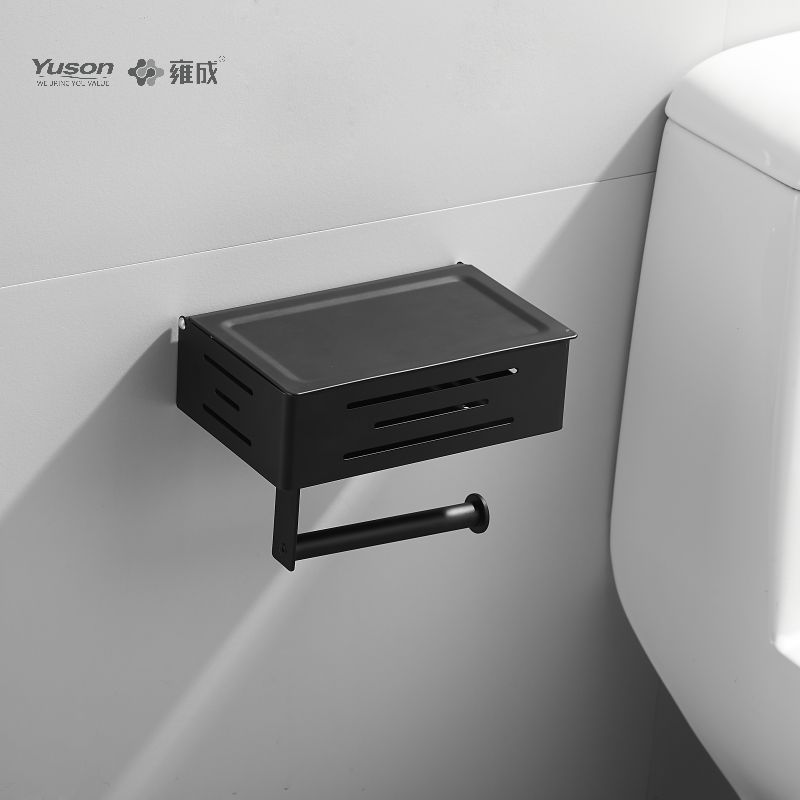 18786C Slankt badeværelsestilbehør, Toiletpapirholder, Zink/Messing/SUS Toiletpapirrulleholder, vægmonteret (Serie 18700)