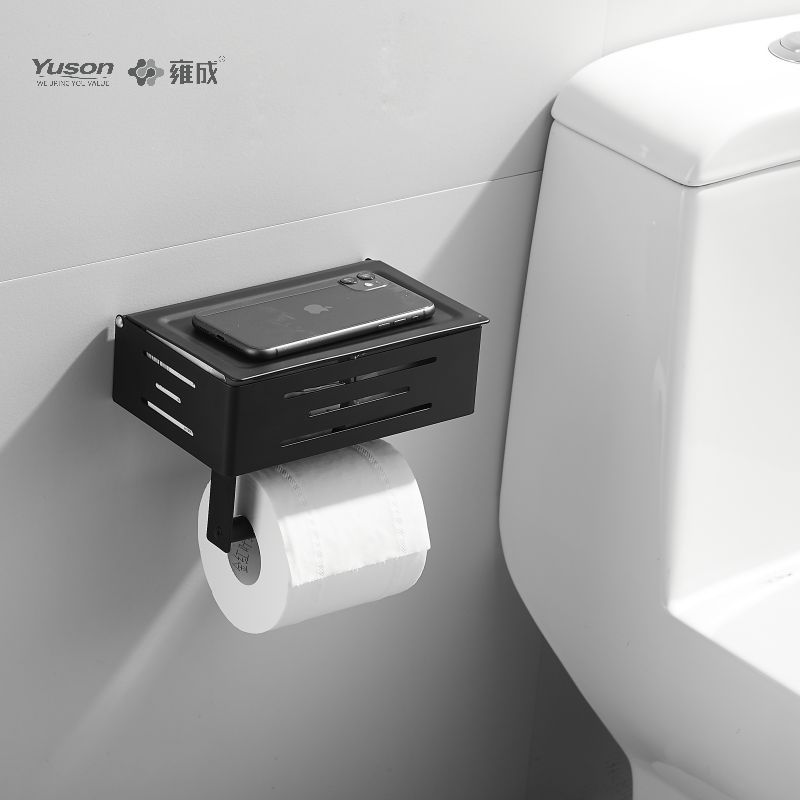 18786C Slankt badeværelsestilbehør, Toiletpapirholder, Zink/Messing/SUS Toiletpapirrulleholder, vægmonteret (Serie 18700)