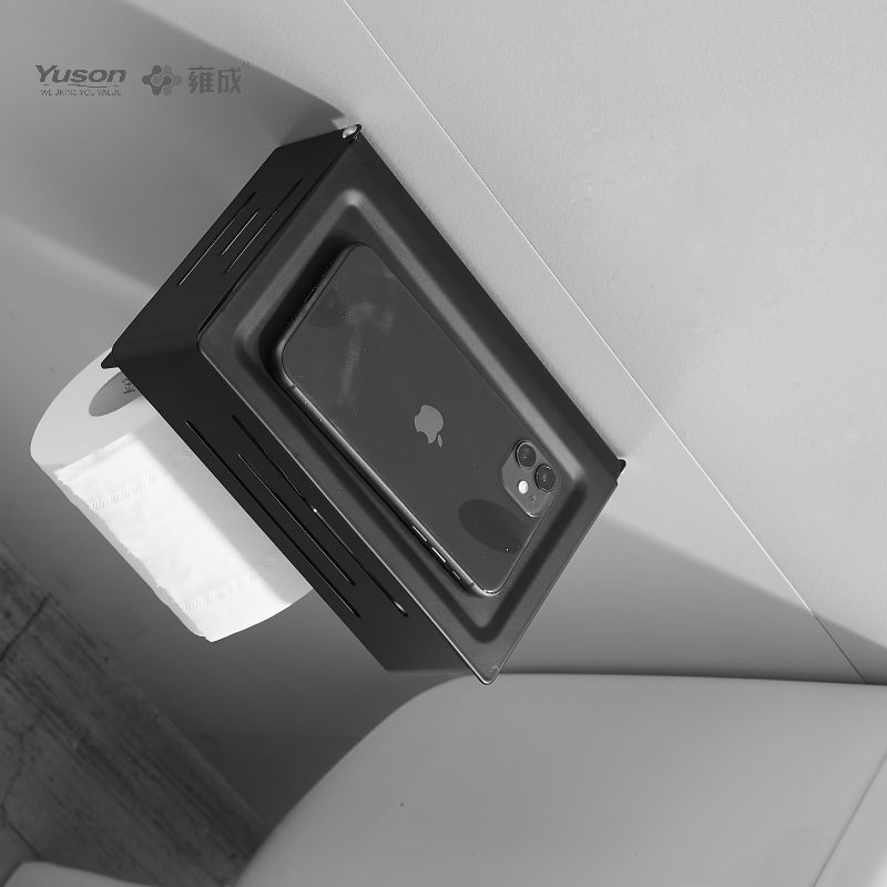 18786C Slankt badeværelsestilbehør, Toiletpapirholder, Zink/Messing/SUS Toiletpapirrulleholder, vægmonteret (Serie 18700)