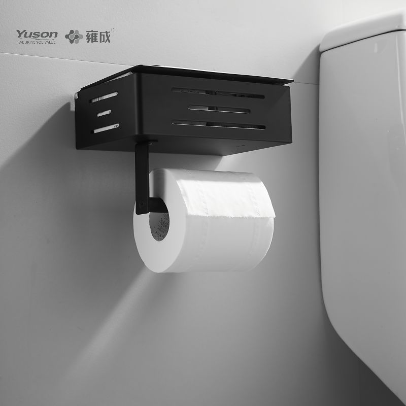 18786C Slankt badeværelsestilbehør, Toiletpapirholder, Zink/Messing/SUS Toiletpapirrulleholder, vægmonteret (Serie 18700)