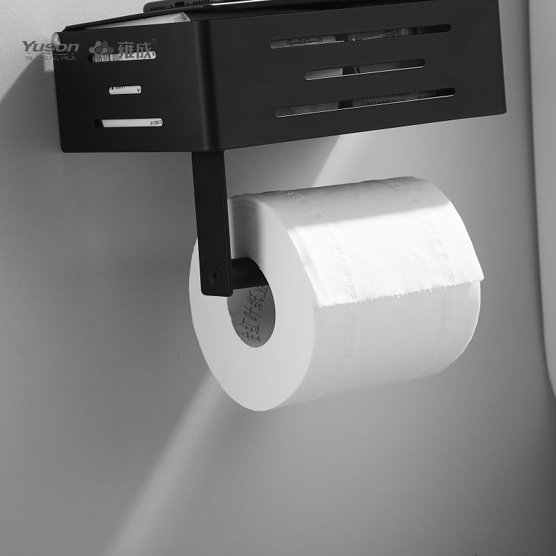 18786C Slankt badeværelsestilbehør, Toiletpapirholder, Zink/Messing/SUS Toiletpapirrulleholder, vægmonteret (Serie 18700)