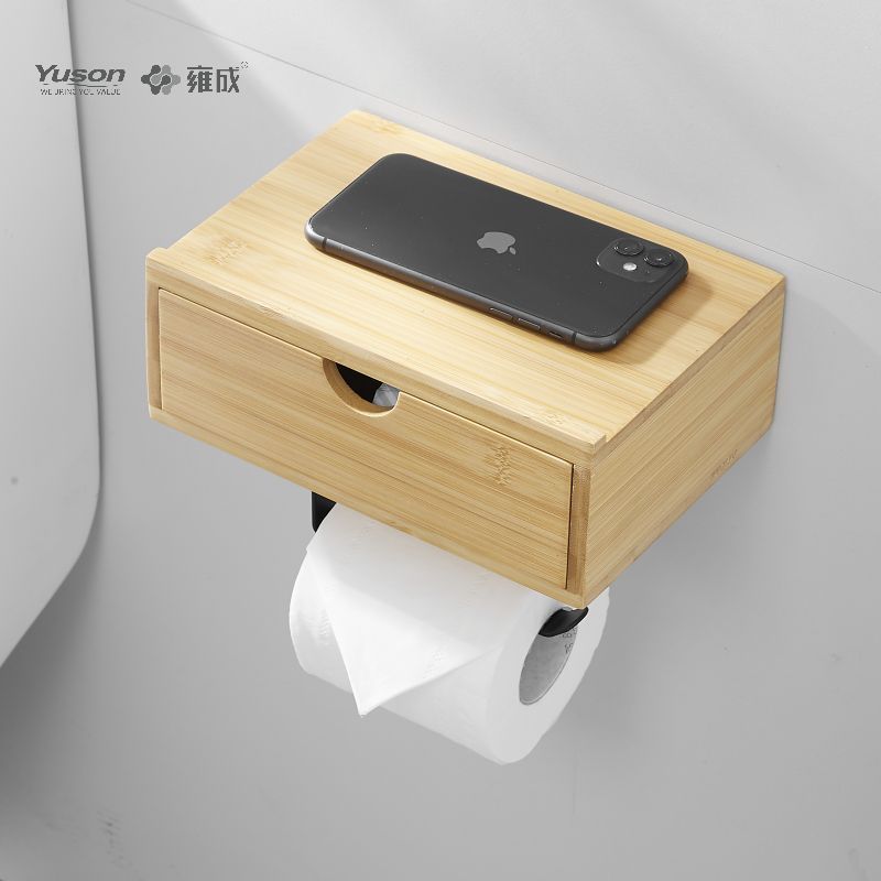 18786W1 Slankt badeværelsestilbehør, Toiletpapirholder, Zink/Messing/SUS Toiletpapirrulleholder, vægmonteret (Serie 18700)