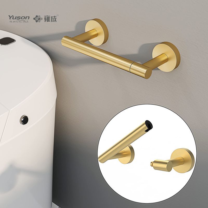 19286P Slankt badeværelsestilbehør, Toiletpapirholder, Zink/Messing/SUS Toiletpapirrulleholder, vægmonteret (Serie 19200)