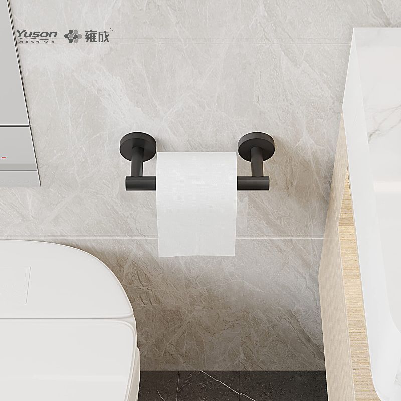 19286P Slankt badeværelsestilbehør, Toiletpapirholder, Zink/Messing/SUS Toiletpapirrulleholder, vægmonteret (Serie 19200)
