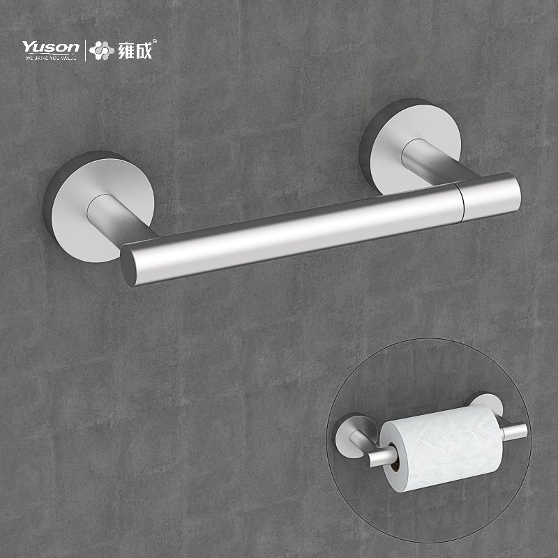 19286P Slankt badeværelsestilbehør, Toiletpapirholder, Zink/Messing/SUS Toiletpapirrulleholder, vægmonteret (Serie 19200)