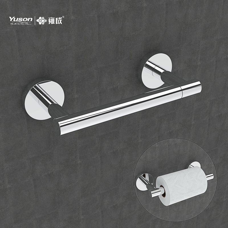 19286P Slankt badeværelsestilbehør, Toiletpapirholder, Zink/Messing/SUS Toiletpapirrulleholder, vægmonteret (Serie 19200)