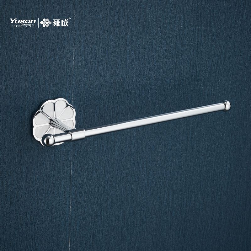 21010 Slankt badeværelsestilbehør, Håndklædering, Håndklædeholder, Zink/Messing/SUS Håndklædeholder, vægmonteret (Serie 21000)
