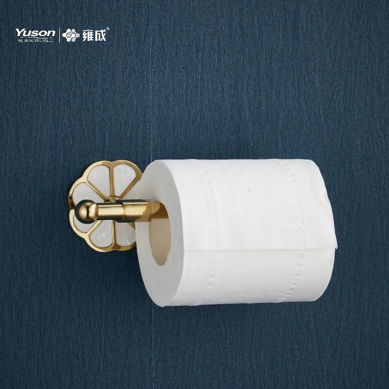 21086 Slankt badeværelsestilbehør, Toiletpapirholder, Zink/Messing/SUS Toiletpapirrulleholder, vægmonteret (Serie 21000)