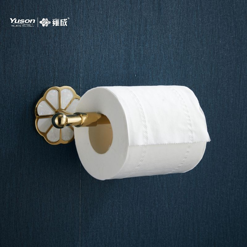 21086 Slankt badeværelsestilbehør, Toiletpapirholder, Zink/Messing/SUS Toiletpapirrulleholder, vægmonteret (Serie 21000)