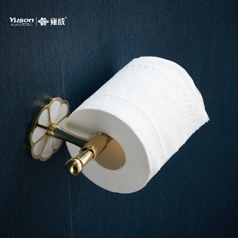 21086 Slankt badeværelsestilbehør, Toiletpapirholder, Zink/Messing/SUS Toiletpapirrulleholder, vægmonteret (Serie 21000)