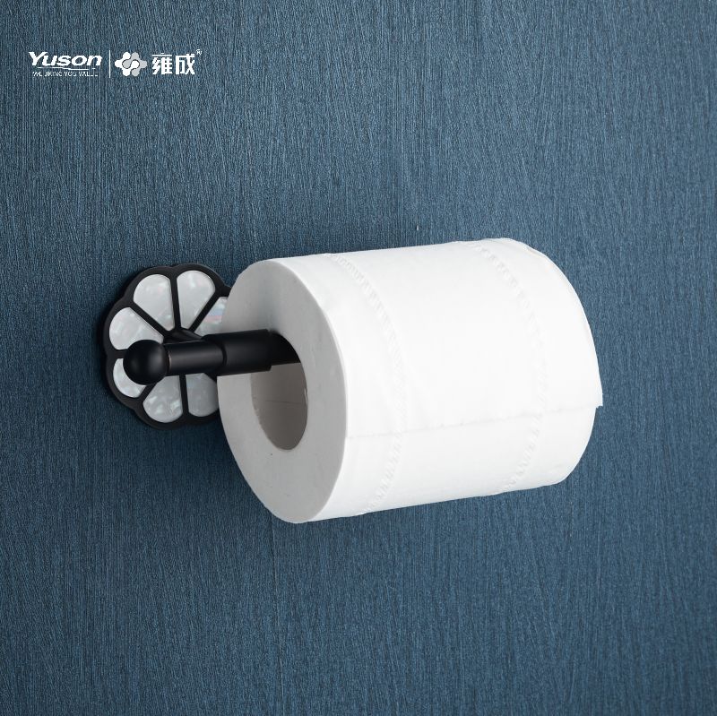 21086 Slankt badeværelsestilbehør, Toiletpapirholder, Zink/Messing/SUS Toiletpapirrulleholder, vægmonteret (Serie 21000)